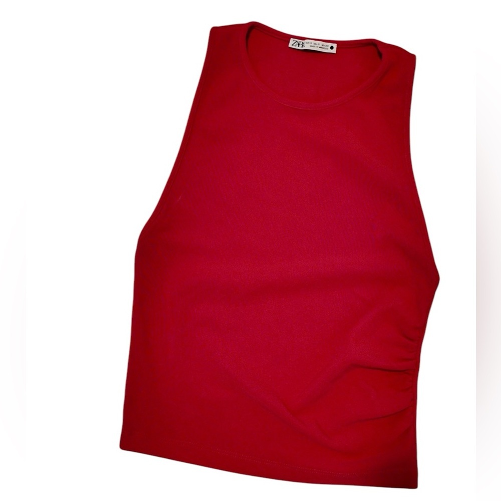 Pink Zara Women’s Tank Crop Top- Size S